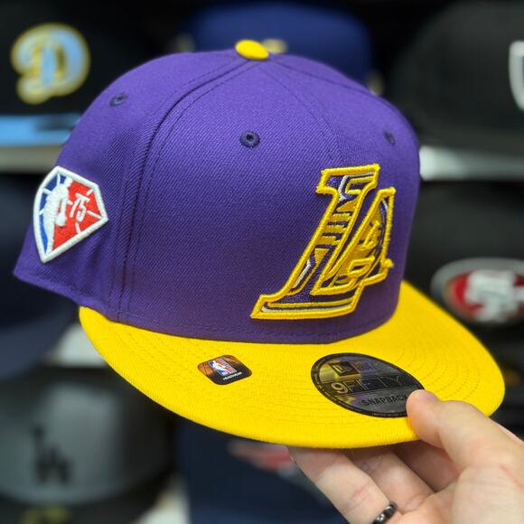 New Era Los Angeles Lakers '2021 Insider Draft' Purple 9FIFTY Snapback - Picture 1 of 4